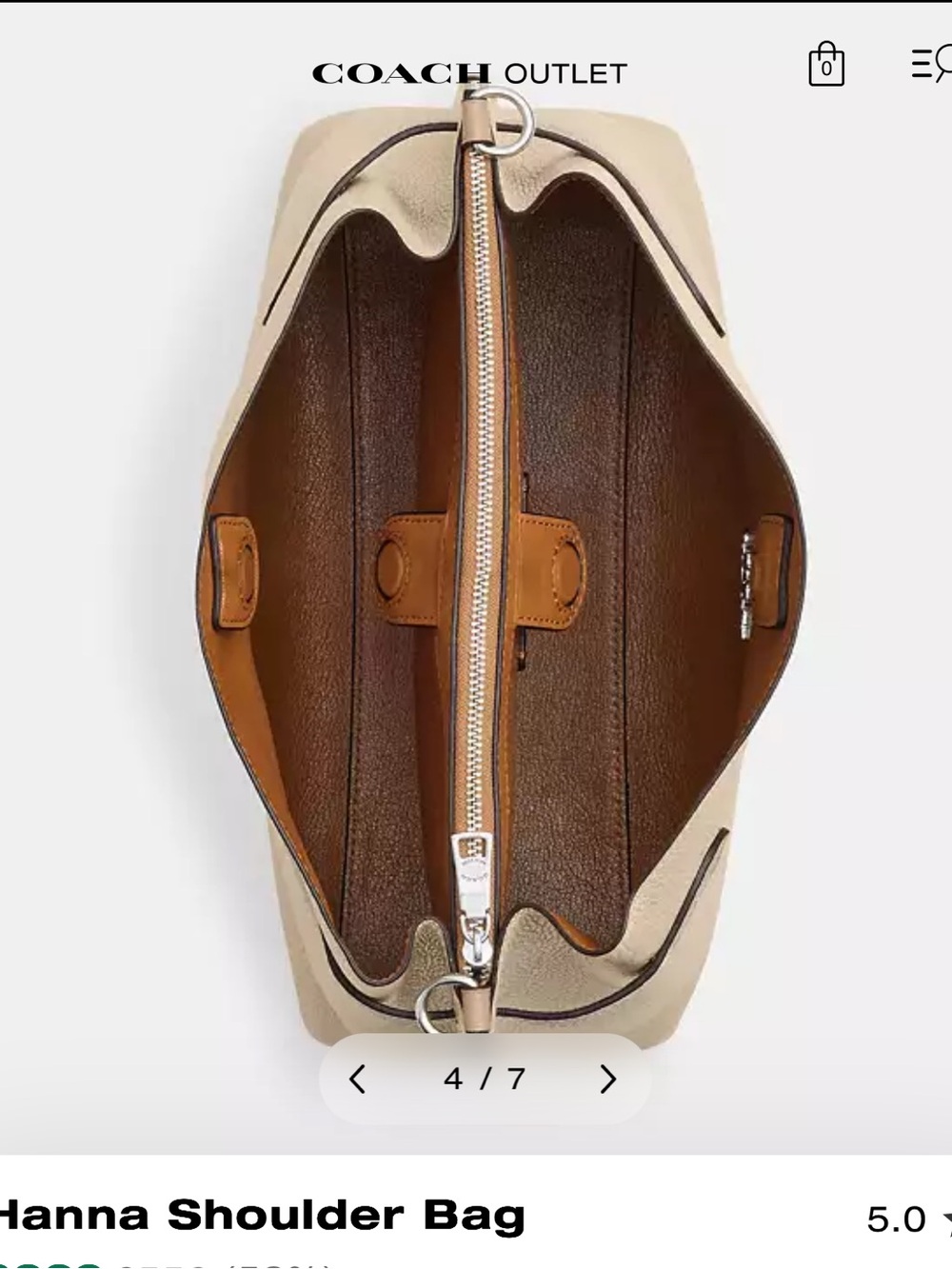 Coach Hanna Shoulder Bag - Picture 12 of 14